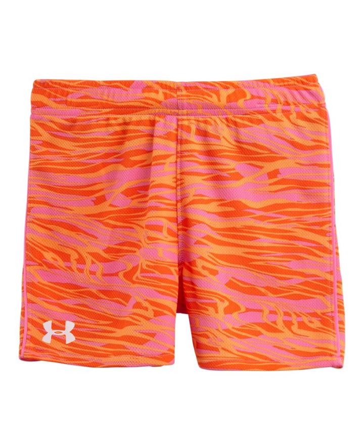 Under Armour Girls' Toddler Ua Topo Zebra Shorts