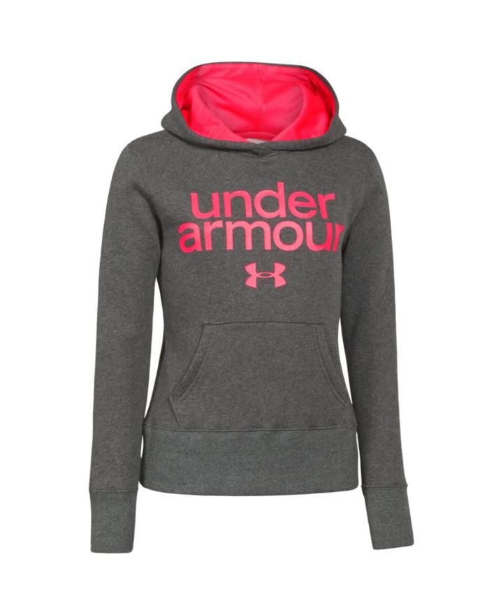 Under Armour Girls' Ua Wordmark Hoodie