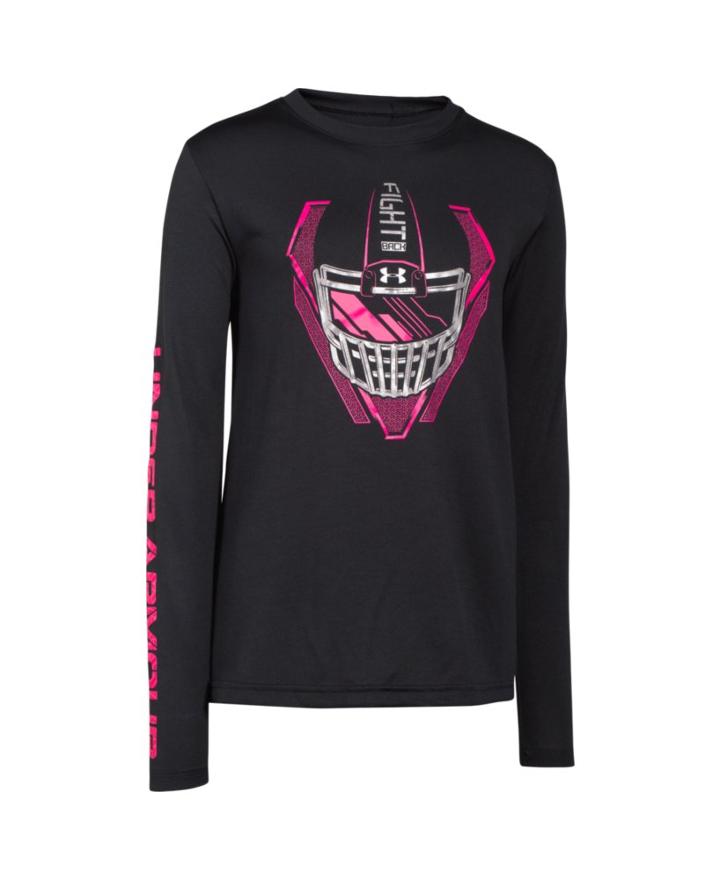 Under Armour Boys' Ua Power In Pink Fight Helmet T-shirt