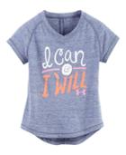 Under Armour Girls' Pre-school Ua I Can & I Will V-neck