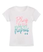 Under Armour Girls' Pre-school Ua Play Win Repeat T-shirt