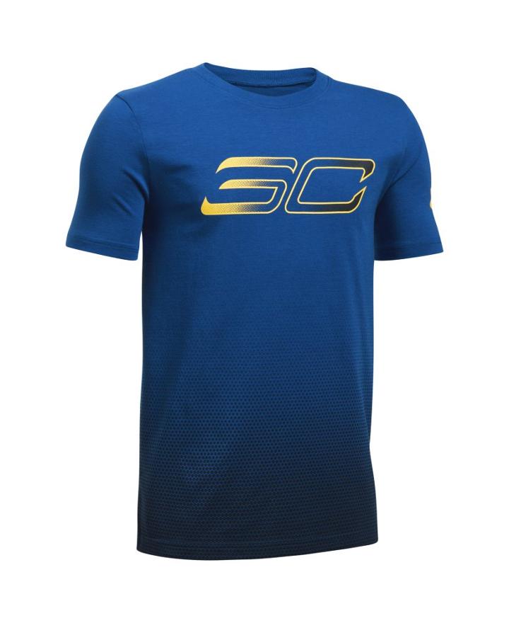 Under Armour Boys' Sc30 Player Fade Short Sleeve T-shirt
