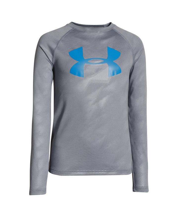 Under Armour Boys' Ua Tech Big Logo Printed Long Sleeve T-shirt