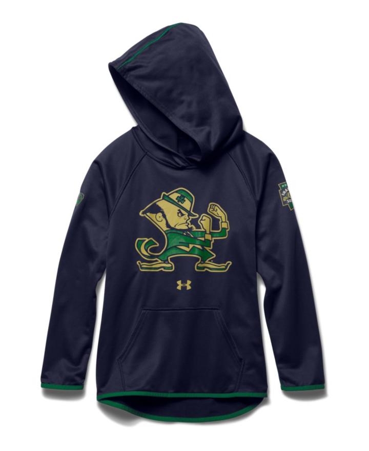 Under Armour Boys' Notre Dame Shamrock Hoodie