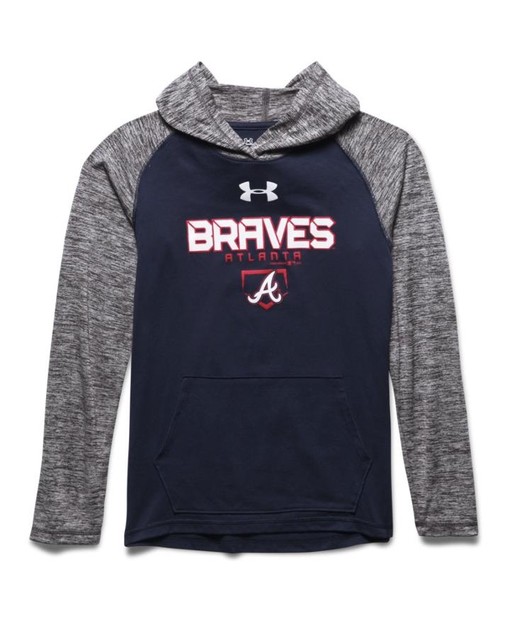 Under Armour Boys' Atlanta Braves Ua Tech Hoodie