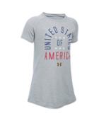 Under Armour Girls' Ua Home Of The Brave Short Sleeve