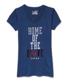 Under Armour Girls' Ua Home Of The Brave V-neck