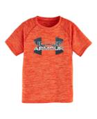 Under Armour Boys' Toddler Ua Big Logo Hybrid Short Sleeve Twist T-shirt
