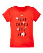 Under Armour Girls' Toddler Ua Here Comes The Star Short Sleeve T-shirt