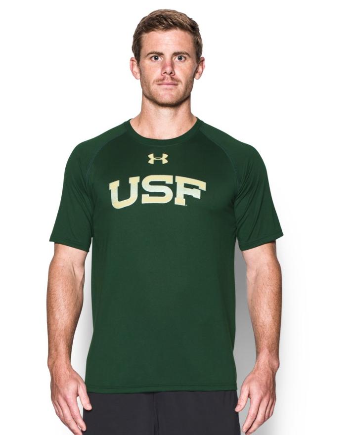 Under Armour Men's South Florida Ua Tech Team T-shirt