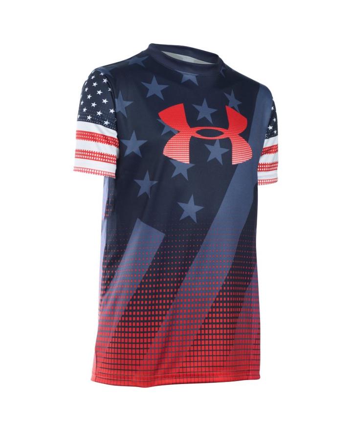 Under Armour Boys' Ua Usa Pride T-shirt