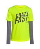 Under Armour Boys' Ua Dash 2-in-1 Long Sleeve