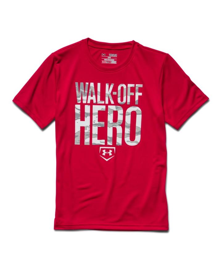 Under Armour Boys' Ua Baseball Walk Off T-shirt