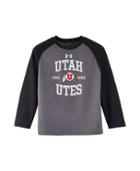 Under Armour Boys' Pre-school Utah Ua Arch Logo Raglan Long Sleeve Shirt