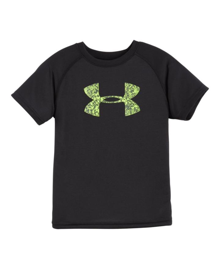 Under Armour Boys' Toddler Ua Electro Noise Big Logo Short Sleeve T-shirt