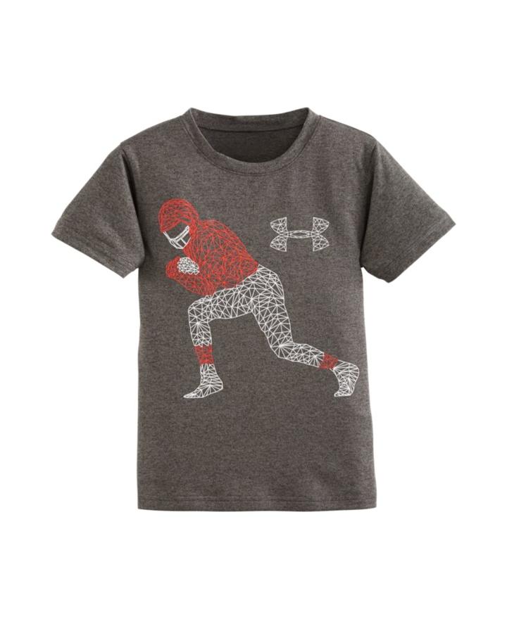 Under Armour Boys' Toddler Ua Geo Footballer Short Sleeve T-shirt