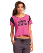 Under Armour Women's Ua Pretty Gritty Word Mark T-shirt