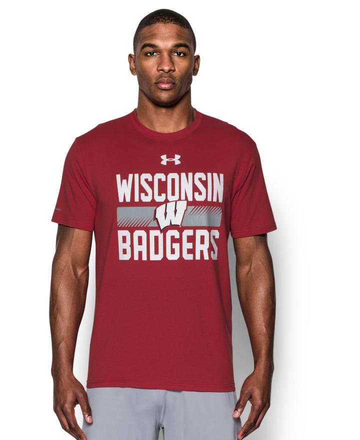 Under Armour Men's Wisconsin T-shirt