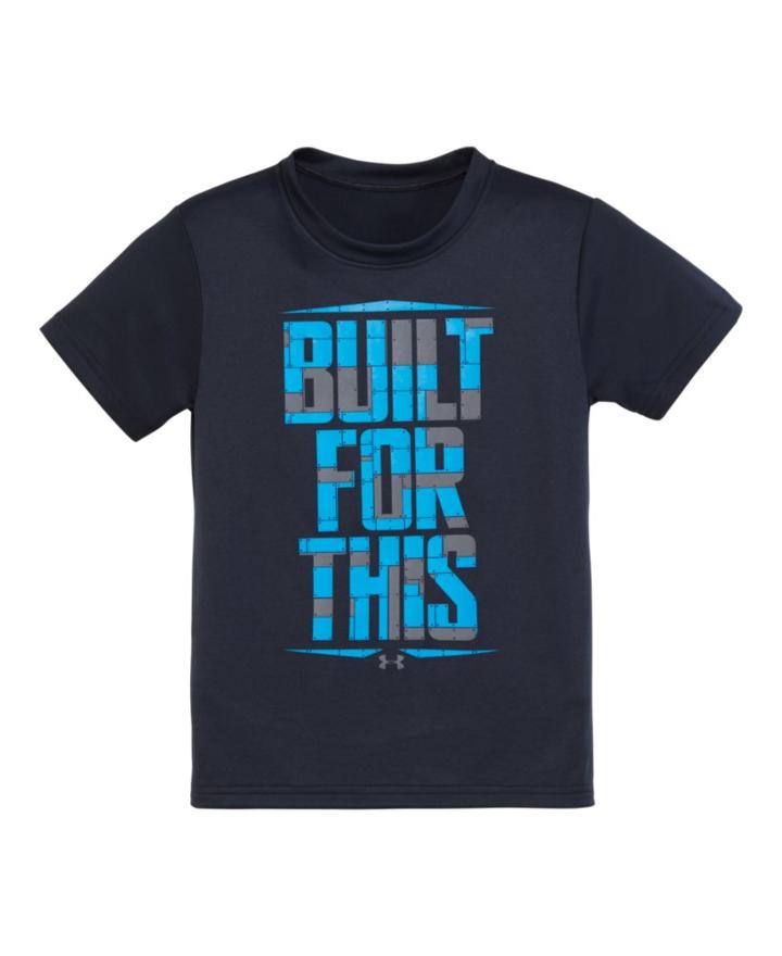 Under Armour Boys' Pre-school Ua Built For This Short Sleeve Shirt