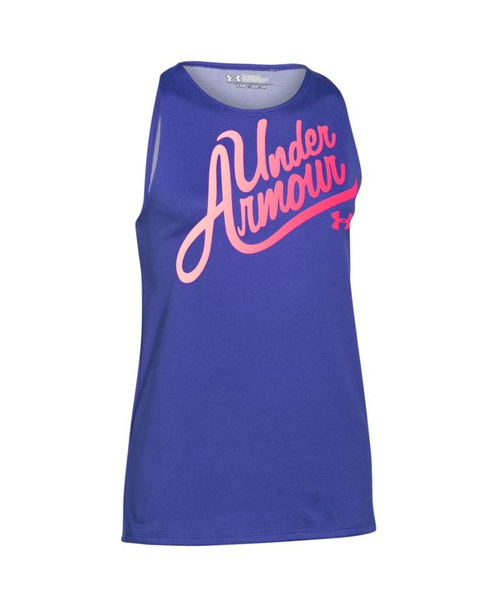 Under Armour Girls' Ua Aloha Wordmark Tank
