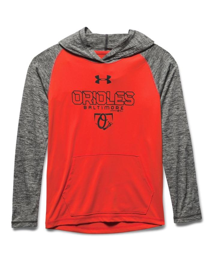 Under Armour Boys' Baltimore Orioles Ua Tech Hoodie
