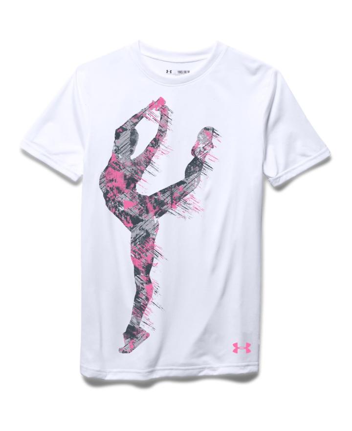 Under Armour Girls' Ua Dancer Girl Short Sleeve T-shirt