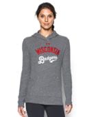 Under Armour Women's Wisconsin Ua Charged Cotton Tri-blend Hoodie