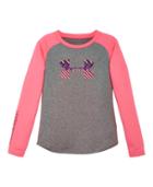 Under Armour Girls' Pre-school Ua Zig Zag Big Logo Raglan