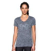 Under Armour Women's Ua Tech Twist Branded V-neck