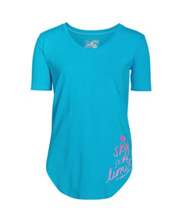 Under Armour Girls' Ua The Sky Is The Limit Short Sleeve