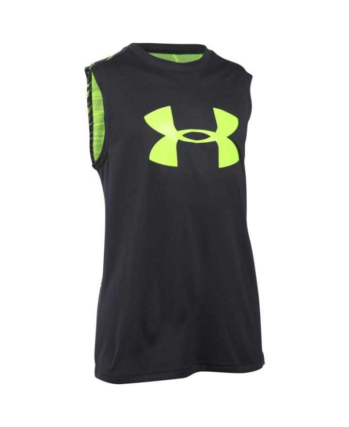 Under Armour Boys' Ua Tech Big Logo Novelty Sleeveless T-shirt