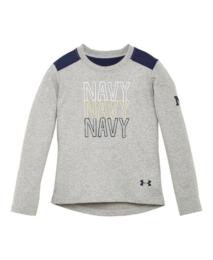 Under Armour Girls' Infant Navy Long Sleeve