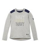 Under Armour Girls' Infant Navy Long Sleeve