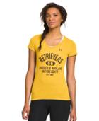 Women's Under Armour Legacy Umbc Charged Cotton Tri-blend V-neck