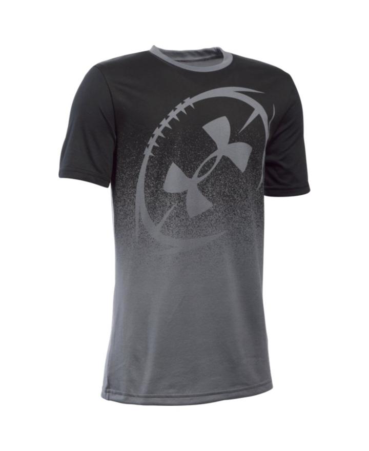 Under Armour Boys' Ua Novelty Ftbl Logo T-shirt