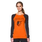 Under Armour Women's Baltimore Orioles Ua Tri-blend Long Sleeve