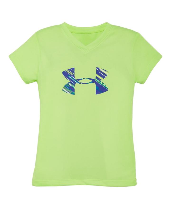 Under Armour Girls' Pre-school Ua Lumos Big Logo T-shirt