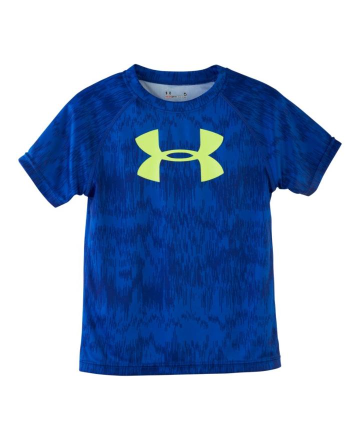 Under Armour Boys' Toddler Ua Big Logo Shock Print T-shirt