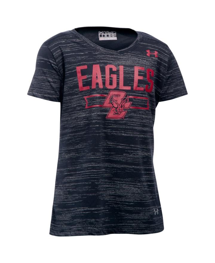 Under Armour Girls' Boston College Ua Tech Shimmer T-shirt
