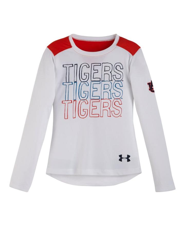 Under Armour Girls' Toddler Auburn Tigers Long Sleeve