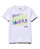 Under Armour Girls' Ua Don't Wish For It T-shirt