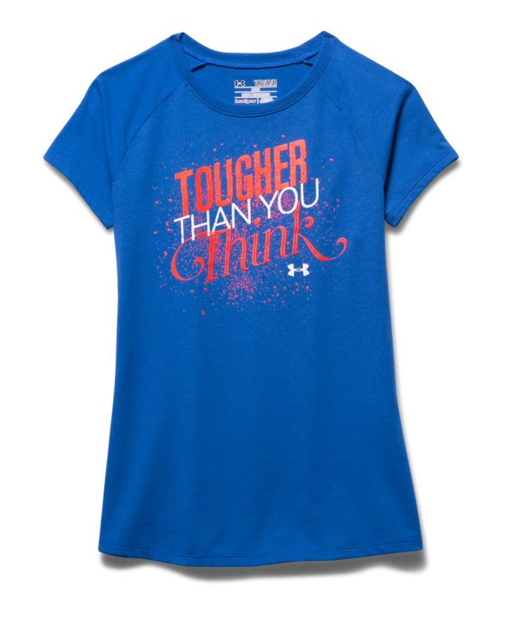 Under Armour Girls' Ua Tougher Than You Think Short Sleeve