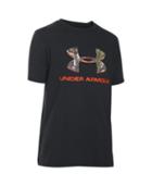 Under Armour Boys' Ua Camo Fill Big Logo Short Sleeve T-shirt