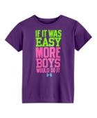 Under Armour Girls' Ua If It Was Easy Graphic T-shirt