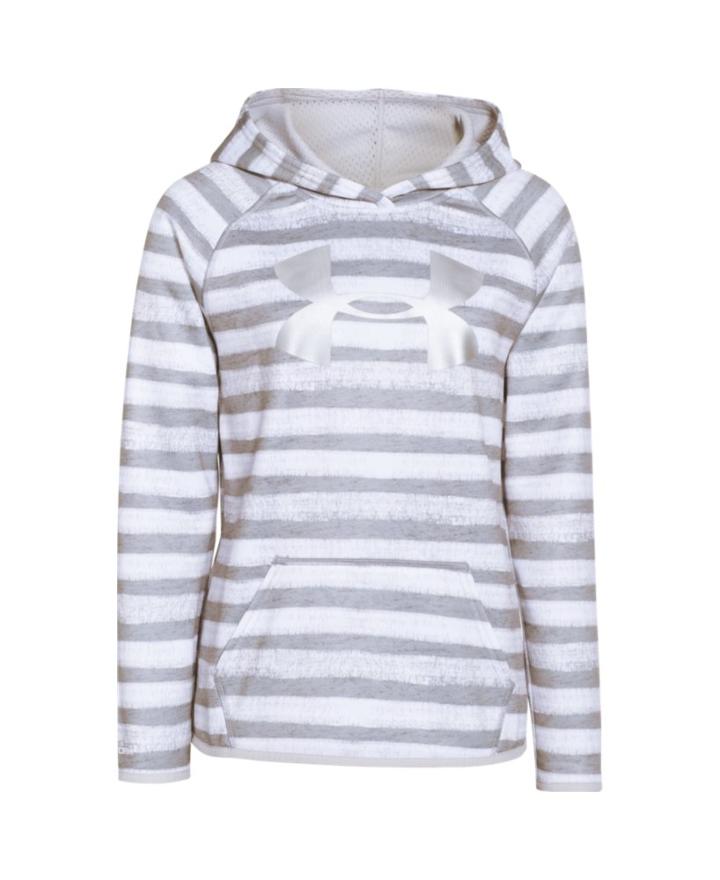 Under Armour Girls' Ua Armour Fleece Printed Big Logo Hoodie