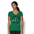 Under Armour Women's Notre Dame Ua Tri-blend Short Sleeve V-neck