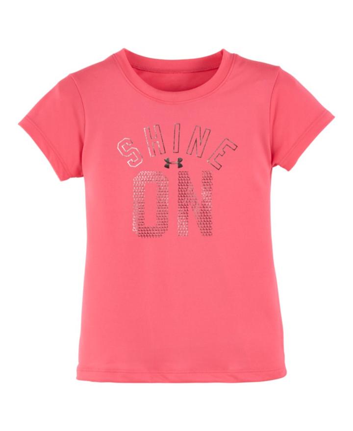 Under Armour Girls' Pre-school Ua Shine On T-shirt