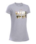 Under Armour Girls' Ua Win Short Sleeve T-shirt