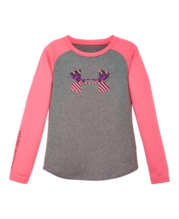 Under Armour Girls' Toddler Ua Zig Zag Big Logo Raglan