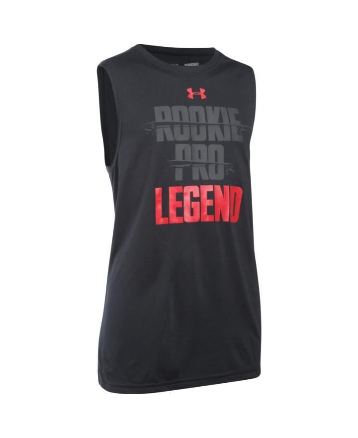 Under Armour Boys' Ua Rookie Pro Legend Sleeveless T-shirt